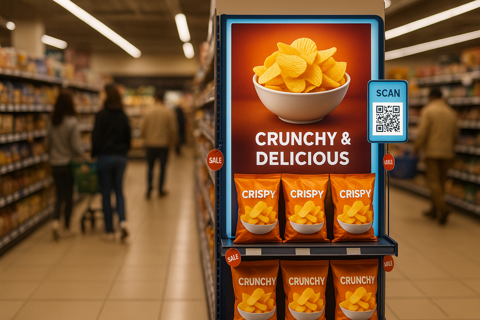 Market Vitrinləri və Marketlər Üçün Satış Artıran Reklam Stendləri